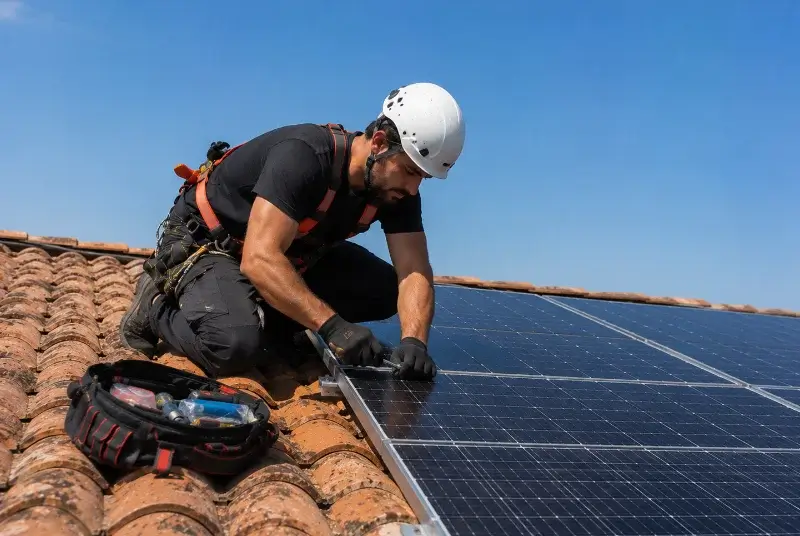 Maintenance et monitoring de panneaux solaires à Saint-Hilaire-des-Landes
